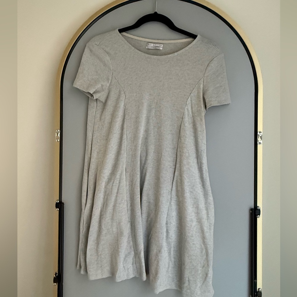 Urban Outfitters Light Gray Ribbed dress